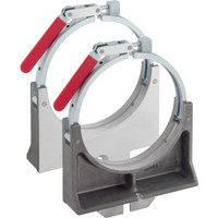 Geberit Aufspannplatten-Set, für Schweißmaschine Universal, verchromt