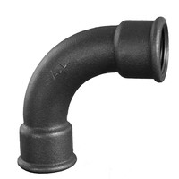 Gröditzer Bogen Nr.2, 90°, lang, IG/IG, schwarz