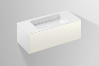 Alape Waschplatz Folio 4, ohne Hahnloch und Überlauf