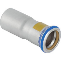 Geberit Gas-Reduktion Mapress, mit Einschubende, Edelstahl