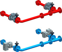 BOSCH Hydraulische Verrohrung, mit Pumpe