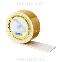 HAAS Schallschutzband, weiß, für Dusch-/Badewanne