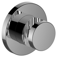 KEUCO Wandbrausehalter IXMO, Rosette rund, rechts oder links verwendbar