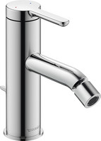 Duravit Bidet-Einhebelmischer C.1, Ausladung 121 mm, mit Zugstangen-Ablaufgarnitur