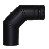 Bertrams Bogen Pelletino, 90°, mit Reinigungsöffnung