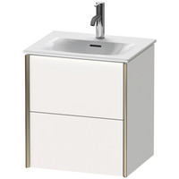 Duravit Waschtisch-Unterschrank XViu, 51 x 42 x 55,7 cm, 2 Schubkästen, champagner matt