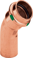 Viega Bogen Profipress 2426.1, 45°, Kupfer, SC-Contur, Einsteckende