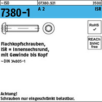 ~ISO 7380-1 A 2 ISR Flachkopfschrauben mit Innensechsrund