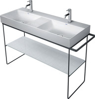 Duravit Metallkonsole DuraSquare, 126,5 x 45 cm, bodenstehend