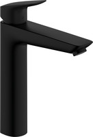 hansgrohe Einhebel-Waschtisch-Armatur Logis, Ausladung 166 mm, matt-schwarz
