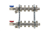 Strawa Heizkörperverteiler e-class 55, mit SFE, 3/4" KH, mit Absperr-/Regulierventil