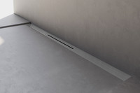 FORMAT Tec Pure-W Duschrinne, Komplett-Set, Edelstahl gebürstet