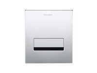 Duravit Betätigungsplatte A2 DuraSystem, 13 x 15 cm, Netz, für Urinal, Zinkdruckguss