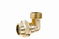 BEULCO PE-Winkelstück 88302, 90°, Messing, ohne Stützrohr