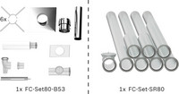 BOSCH Schachtpaket BOPA FC12, starr, 80 - 80 mm, 10 m, raumluftabhängig