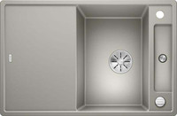 Blanco Spüle Axia III 45 S SILGRANIT, reversibel, mit Ablauffernbedienung/Glasschneidbrett