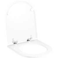 Geberit WC-Sitz Courrèges, mit Deckel, Scharniere verchromt