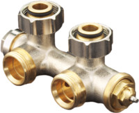 Oventrop Anschlussarmatur Multiblock T, Eck, Ein-/Zweirohrarmatur