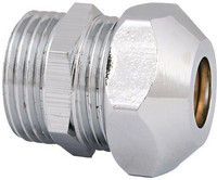 FORMAT Tec Quetschverschraubungen, auf Nippel, mit AG, verchromt