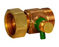 Meibes Rückflussverhinderer 191.1, mit Entleerung, für Metallrohrverschraubungen