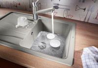 Blanco Spüle SONA 45 S SILGRANIT, reversibel, ohne Ablauffernbedienung