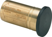 Viega Gasströmungswächter Geopress 9652.2, Rotguss, 35 mbar-5 bar, Typ R, in Stützhülse