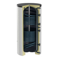 Flamco Standspeicher Duo-Solar, weiß, mit Isolierung