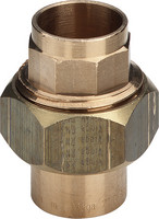 Viega Rohrverschraubung 94330, Rotguss, flachdichtend, für Gasleitungen