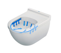 Duravit Wand-Tiefspül-WC Starck 3, 36,5 x 54 cm, 4,5 l, Rimless