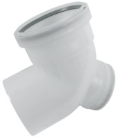 Wolf Revisionsbogen, 87°, einwandig, PP, bis 120 °C, Länge 250 mm