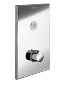 SCHELL Fertigmontageset LINUS D-C-T, CVD-Touch-Elektronik, Mischwasser, Thermostat