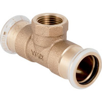 Geberit T-Stück Mapress, mit Innengewinde Rotguss, Kupfer