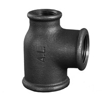 Gröditzer T-STück Nr.130, reduziert oder vergrößert, schwarz