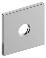 KEUCO Wandrosette IXMO, 105 x 105 mm, eckig, für G 1/2 Anschluss, UP