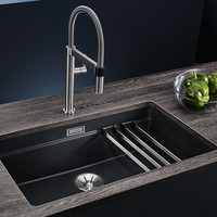 Blanco Etagen-Becken ETAGON 700-U SILGRANIT, ohne Ablauffernbedienung, mit Zubehör