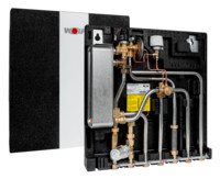 Wolf Wohnungsstation CAT HT-Ultra+, 10-15 kW, mit Wärmedämmhaube