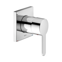 KEUCO Fertigmontageset IXMO Flat, UP-Einhebelmischer, Rosette eckig