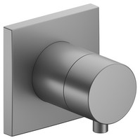 KEUCO Fertigmontageset IXMO, UP-Absperrventil, Rosette eckig, für 1 Verbraucher