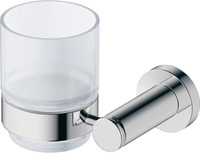 Duravit Glashalter D-Code, 11,5 x 10,2 cm, Glas weiß matt