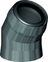 Almeva Bogen LAM, 30°, PPH/Edelstahl matt