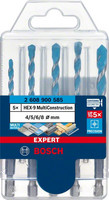 EXPERT HEX-9 MultiConstruction Bohrer-Sets
