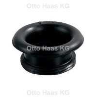 HAAS Gummi-Gewinde-Nippel, EPDM, schwarz