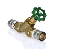 Bender Freistromventil 1570 alpex F50 Profi, CR-Messing, beidseitig, Oberteil nichtsteigend, ohne Entleerung