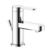 KEUCO Waschtisch-Einhebelmischer 60 IXMO Flat, Ausladung 89 mm, mit Ablaufgarnitur