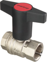 Oventrop Kugelhahn Optibal, PN 16, beidseitig IG, Messing vernickelt