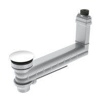 Kaldewei Ab-/Überlaufventil CLOU 3900, runder, emaillierter Deckel