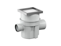 Dallmer Rückstau-Kellerablauf, DN 100, 200 x 200 mm