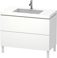Duravit Waschtisch-Unterschrank c-bonded L-Cube, 2 Auszüge, stehend