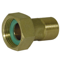 Deltamess Wasserzählerverschraubung, Messing