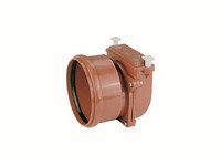 Dallmer Rohrklappe, ABS, mit Edelstahl-Verschlussklappe